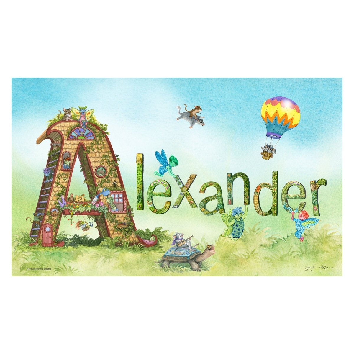 Child's Name Print - Art'n Letters, Inc.