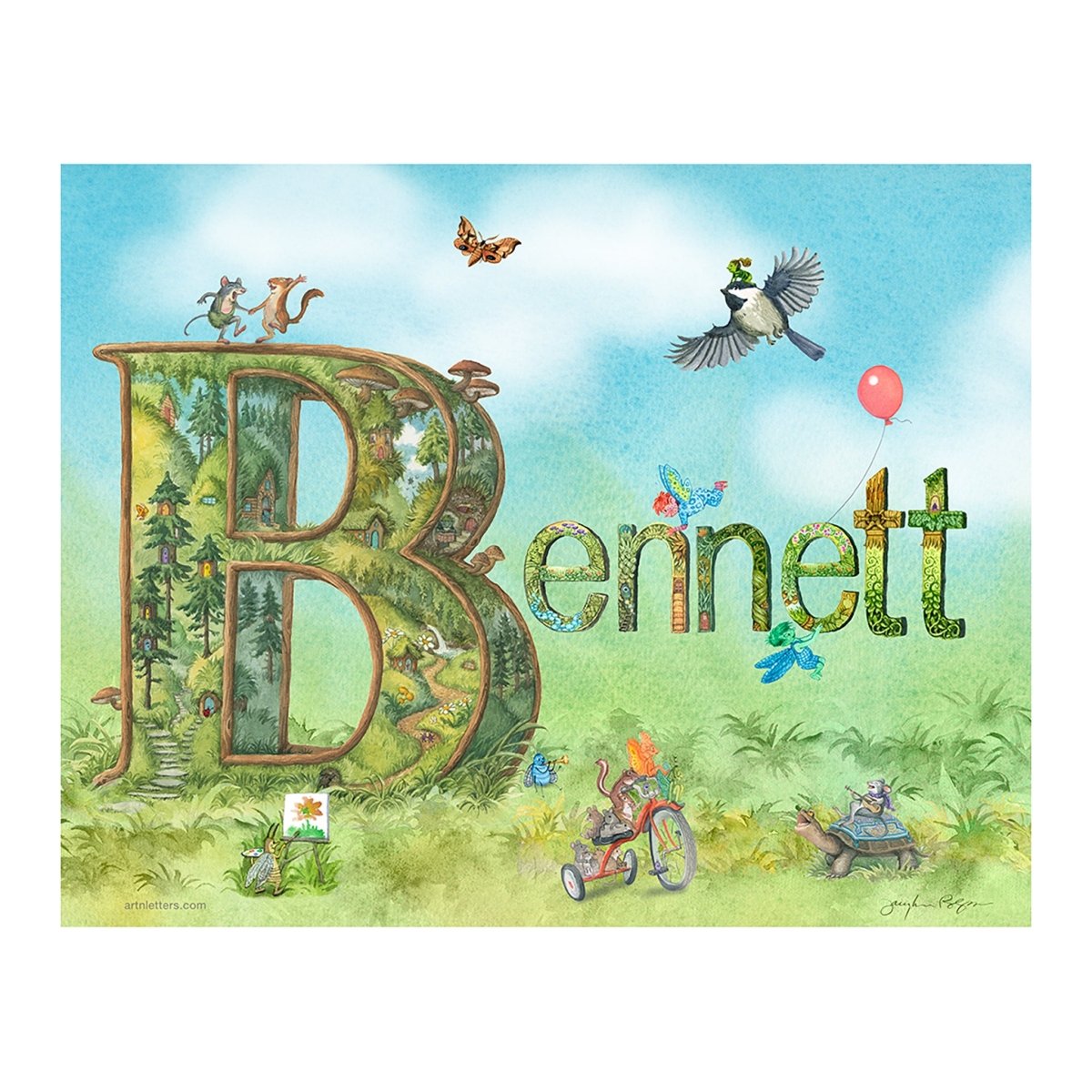 Child's Name Print - Art'n Letters, Inc.