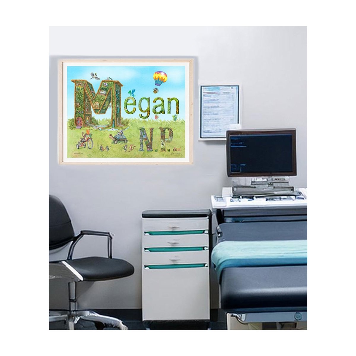 Adult Name Print with Title - Art'n Letters, Inc.