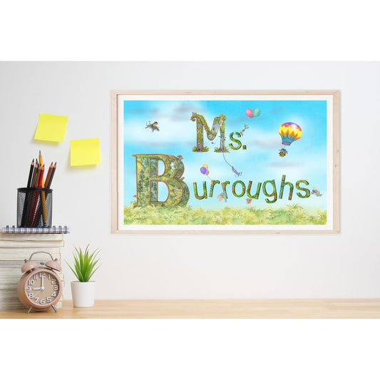 Adult Name Print with Title - Art'n Letters, Inc.