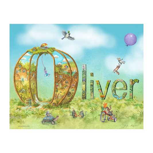 Child's Name Print - Art'n Letters, Inc.