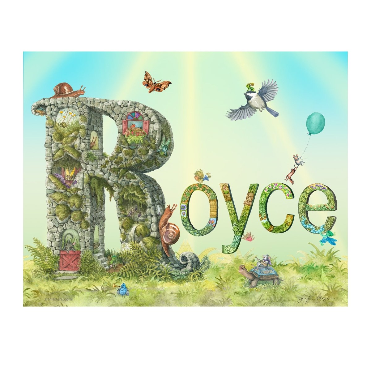 Child's Name Print - Art'n Letters, Inc.