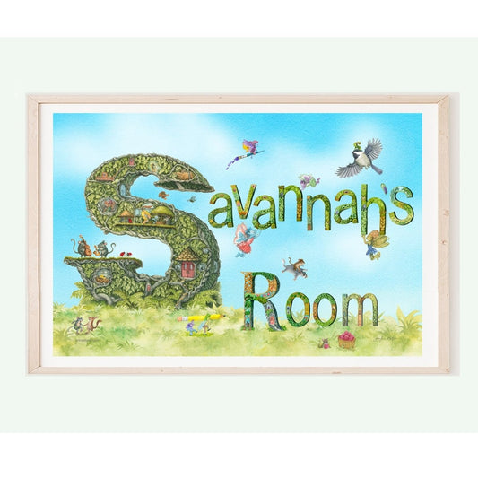Name Print for Kids - with Room - Art'n Letters, Inc.