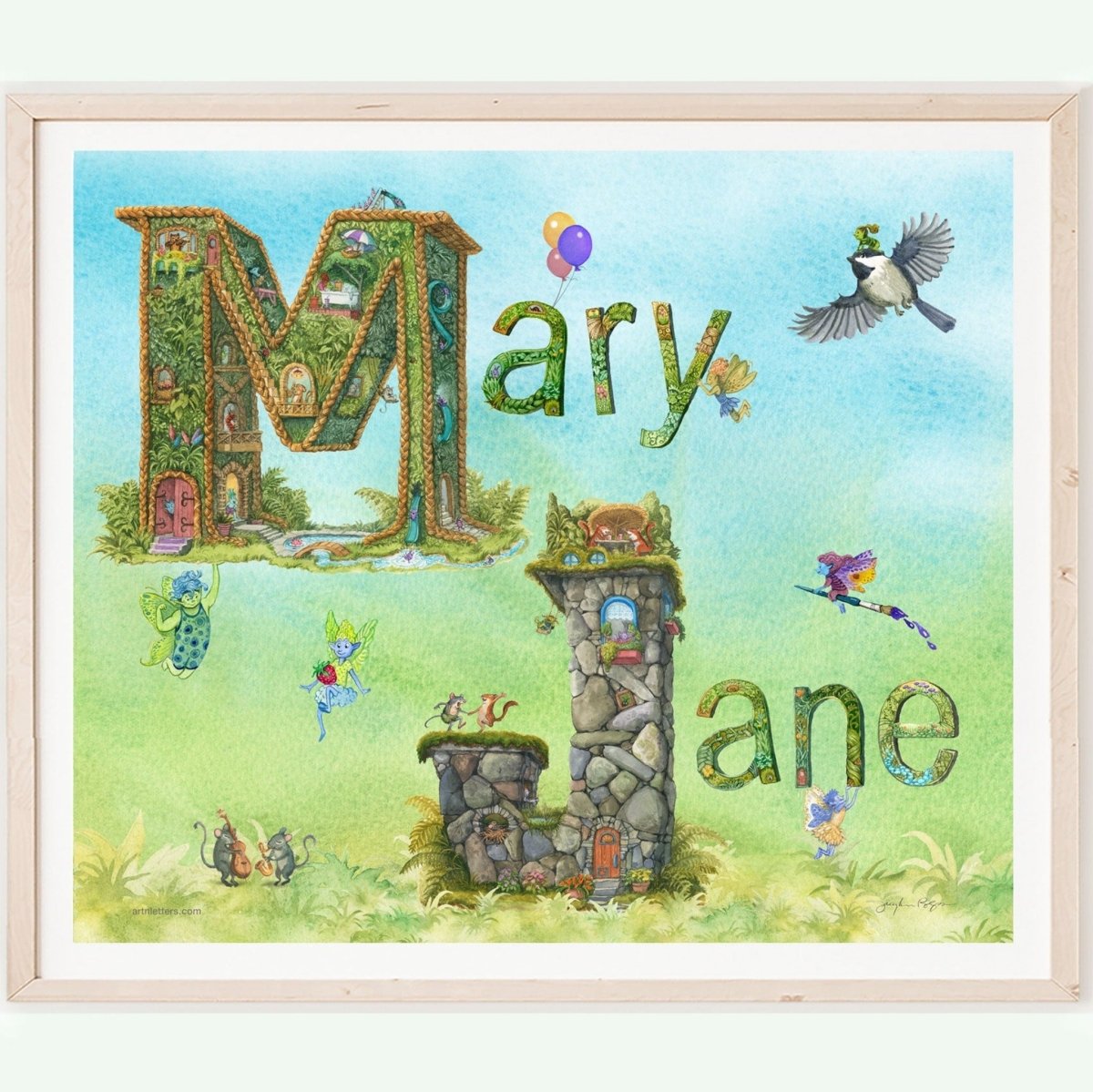 Child's Name Print - Art'n Letters, Inc.