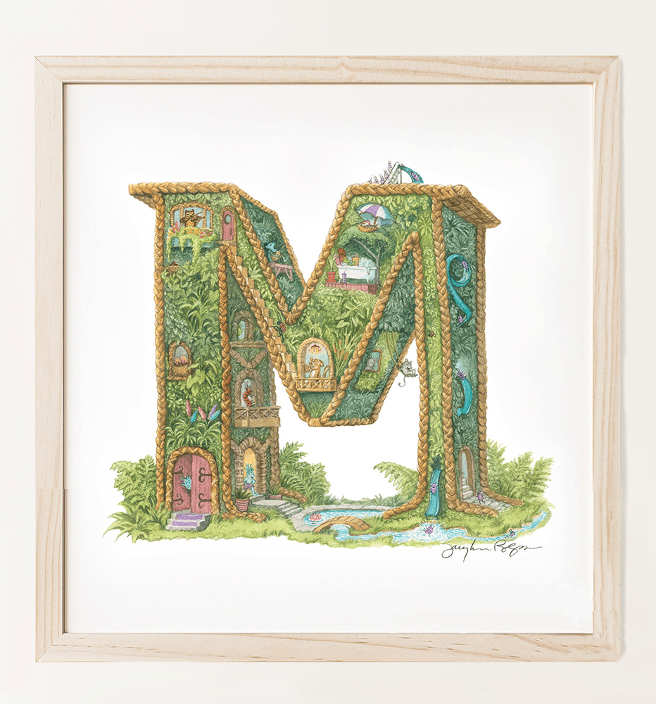 Single Capital Letter Prints - Art'n Letters, Inc.