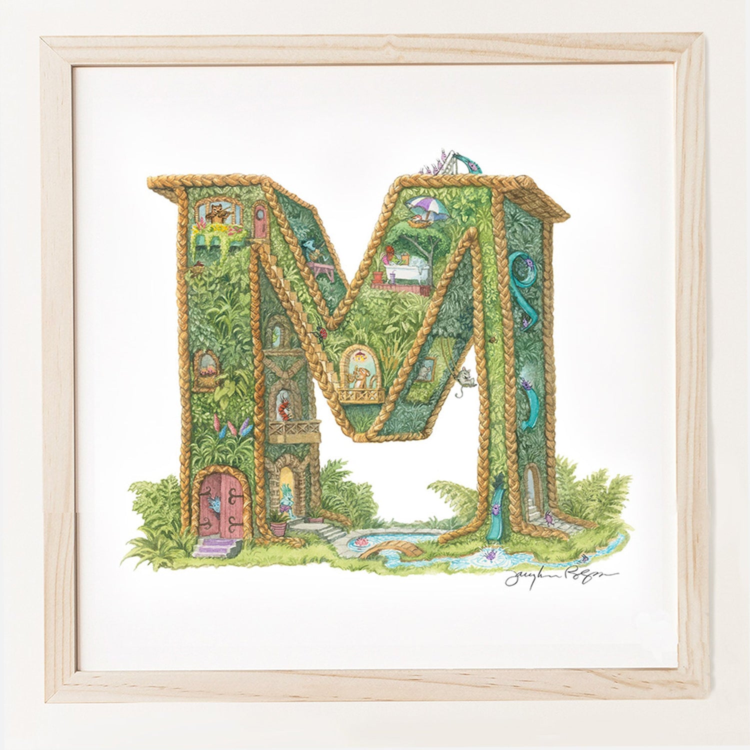Single Capital Letter Prints - Art'n Letters, Inc.
