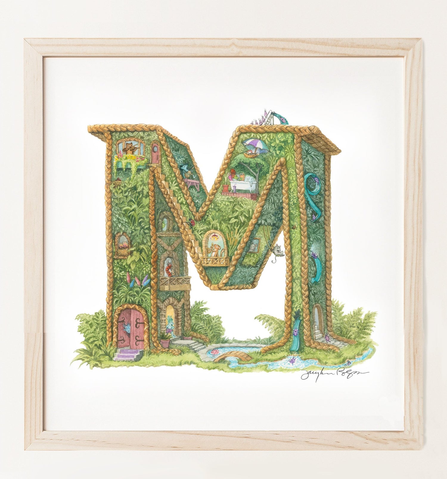 Single Capital Letter Prints - Art'n Letters, Inc.