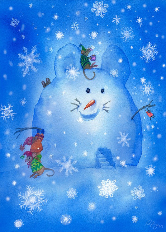 Snow Mouse Greeting Card - Art'n Letters, Inc.