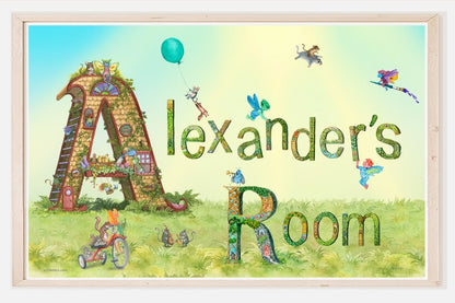 Child Name Print - with Room - Art'n Letters, Inc.