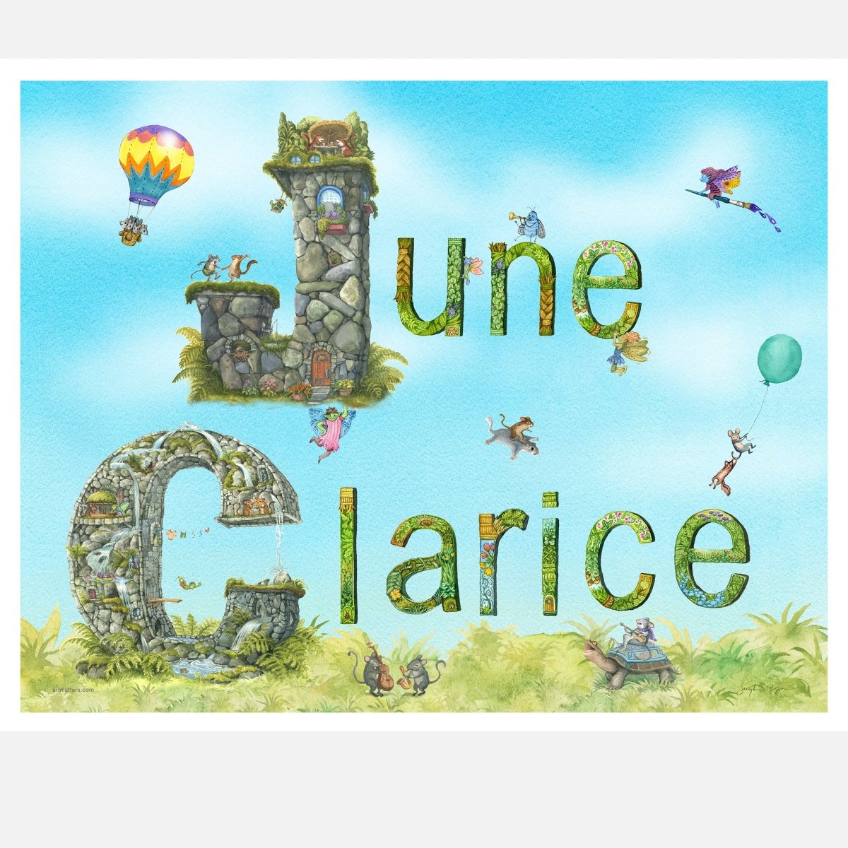 Child Name Print - Art'n Letters, Inc.