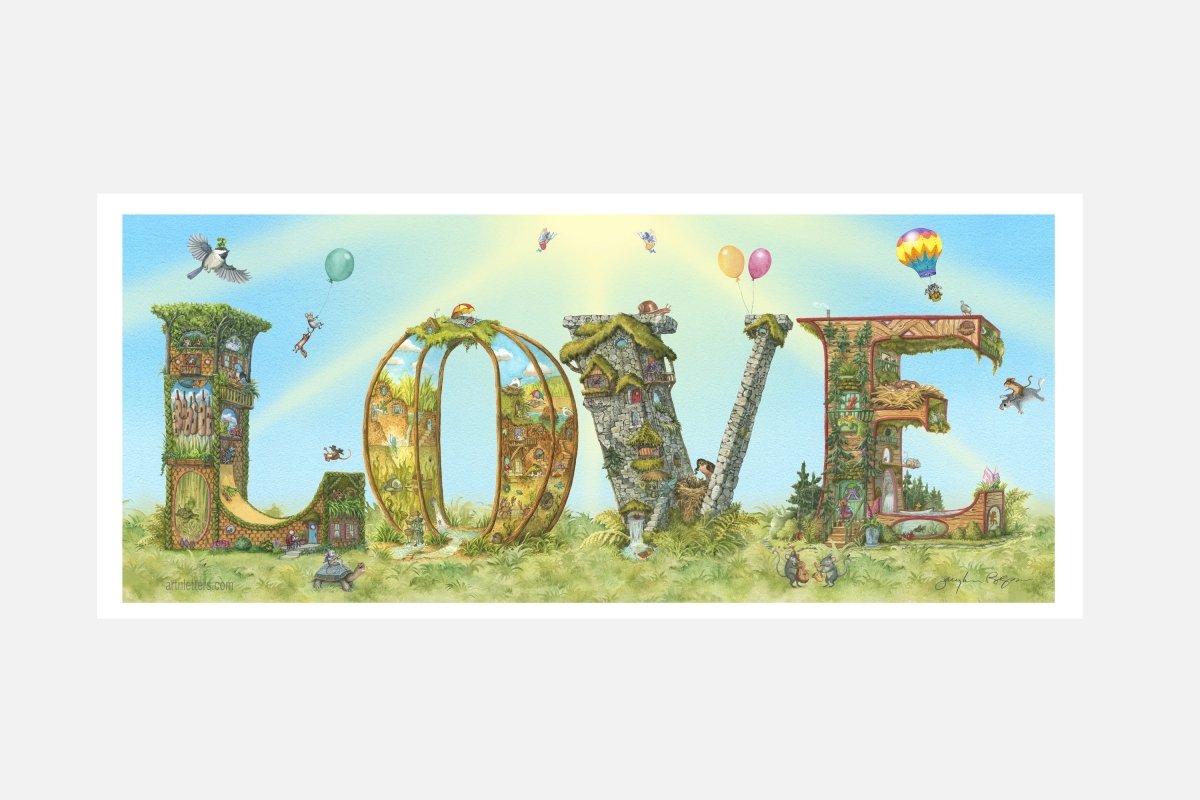 LOVE Print - Art'n Letters, Inc.