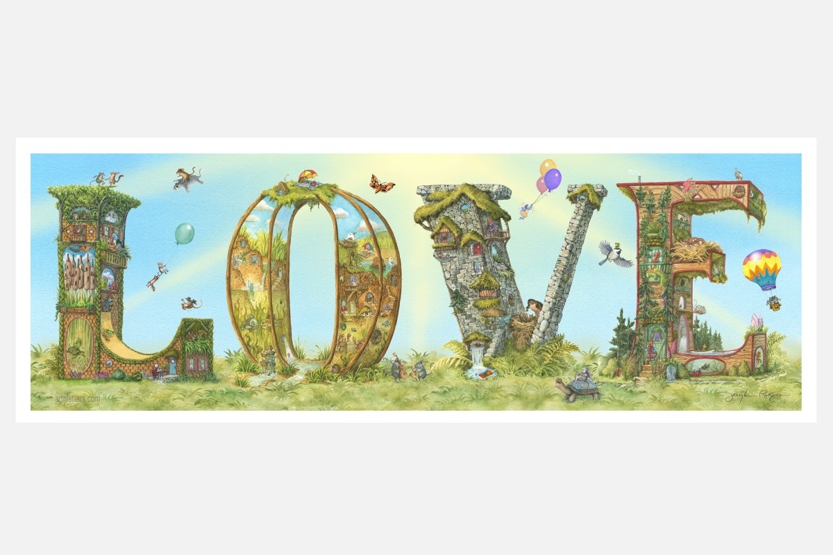 LOVE Print - Art'n Letters, Inc.