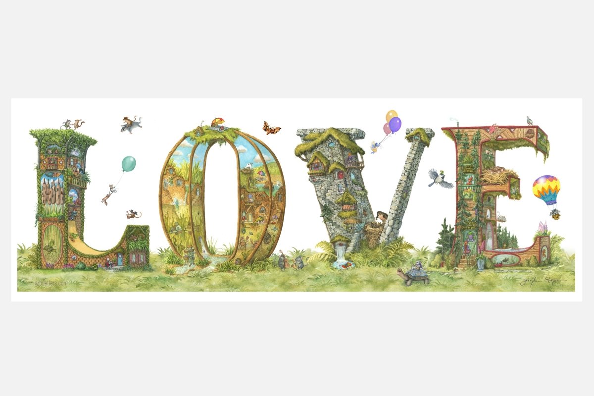 LOVE Print - Art'n Letters, Inc.