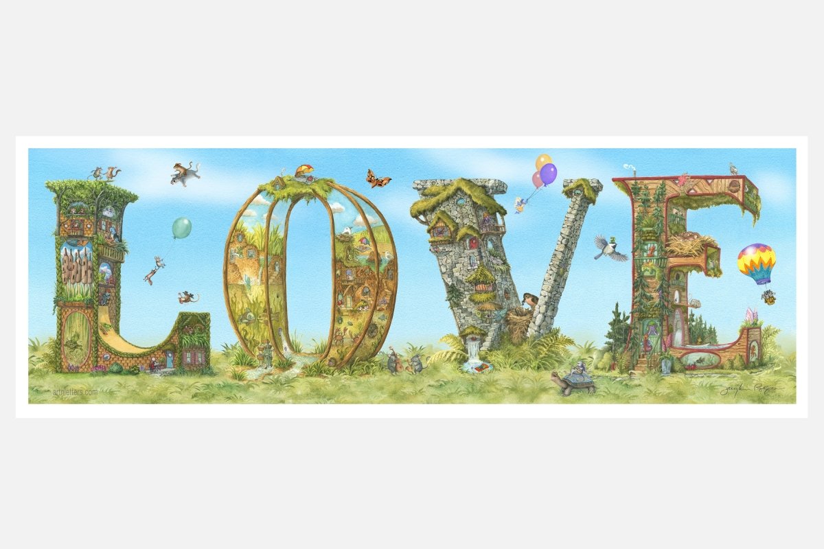 LOVE Print - Art'n Letters, Inc.