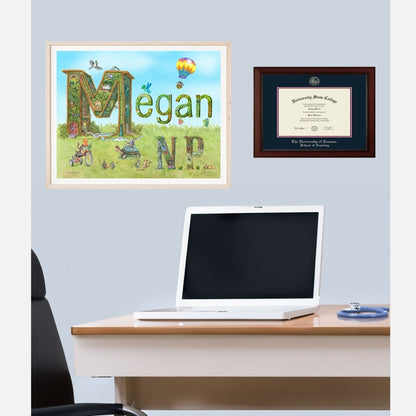 Adult Name Print with Title - Art'n Letters, Inc.