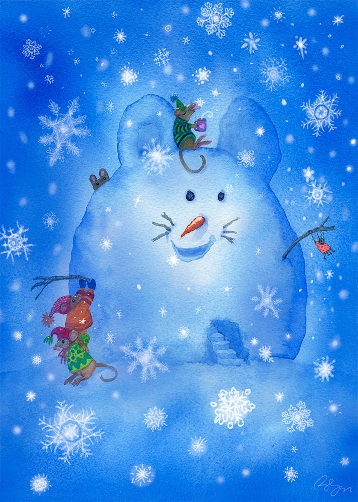 Snow Mouse Greeting Card - Art'n Letters, Inc.
